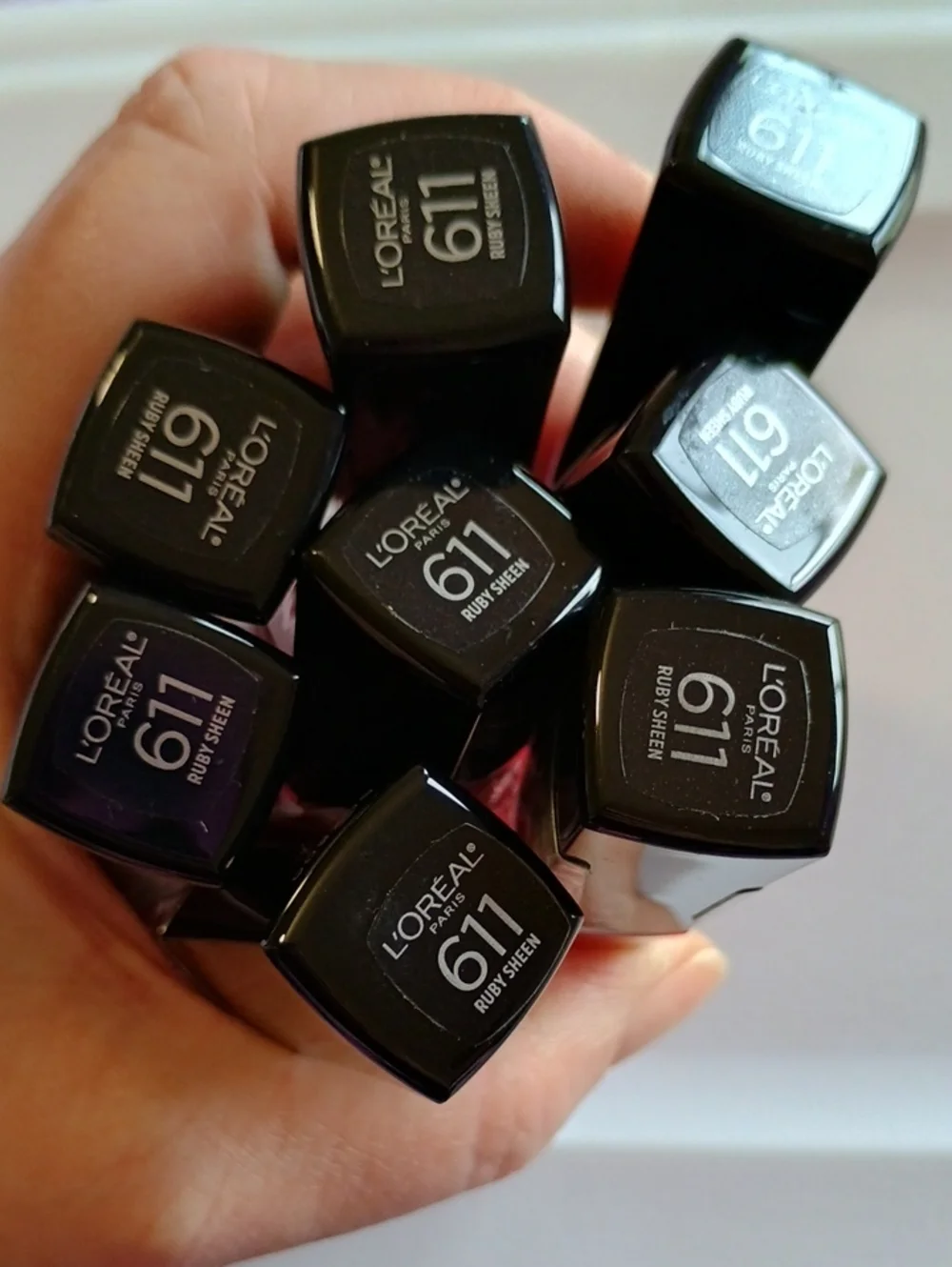 8 x L'Oreal Infallible Pro Gloss Plump 611 Ruby Sheen